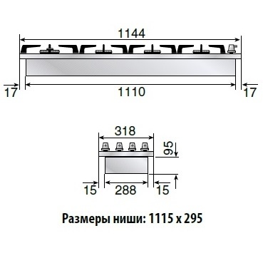 Варочная панель Ilve HP1230DN 