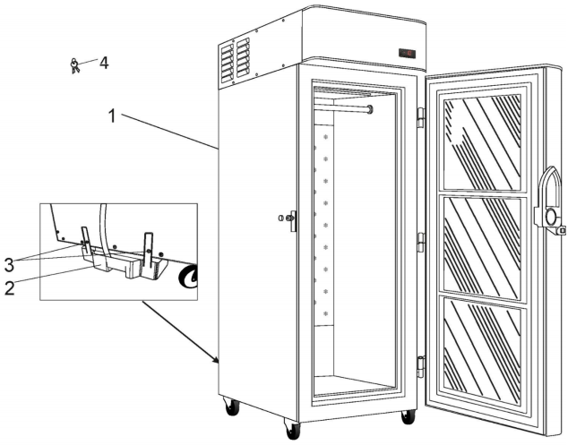 Холодильник для шуб Graude PK 70.0 