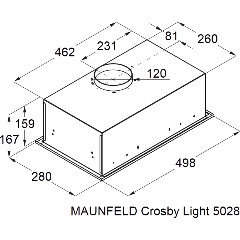 Maunfeld Crosby Light 5028 Black