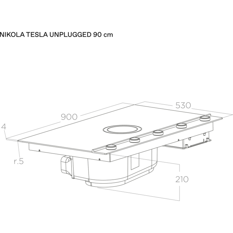 Elica NIKOLATESLA UNPLUGGED EVO IX/A/90-PRF0196326