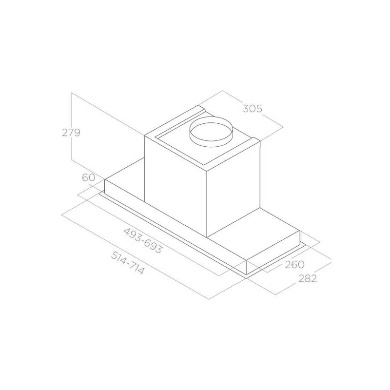 Elica HIDDEN ADV PLUS @ BLGL/A/72-PRF0184107A
