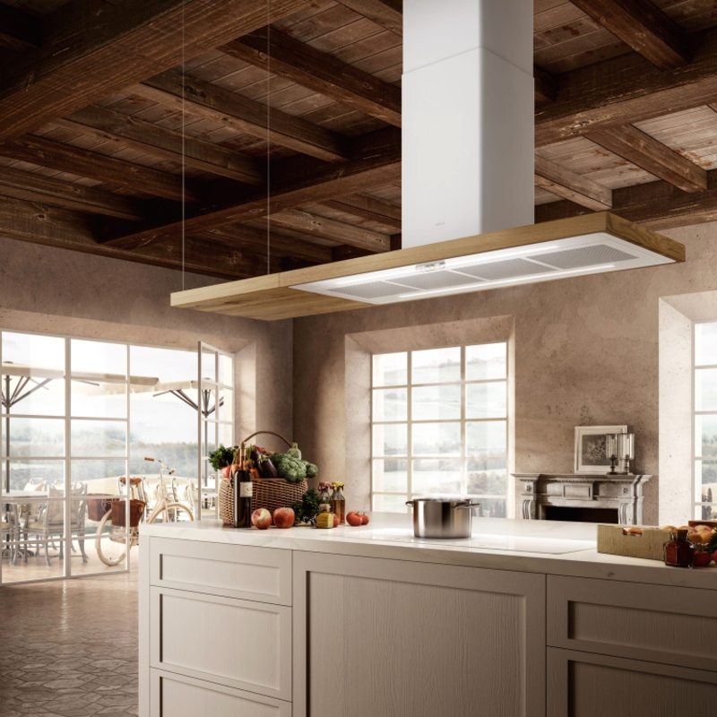 Elica BIO ISLAND WH/A/120X53 ROVERE-PRF0148081A