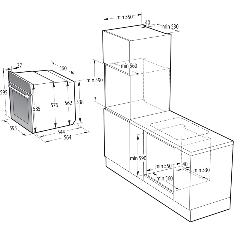 Gorenje BOSX6737E09BG