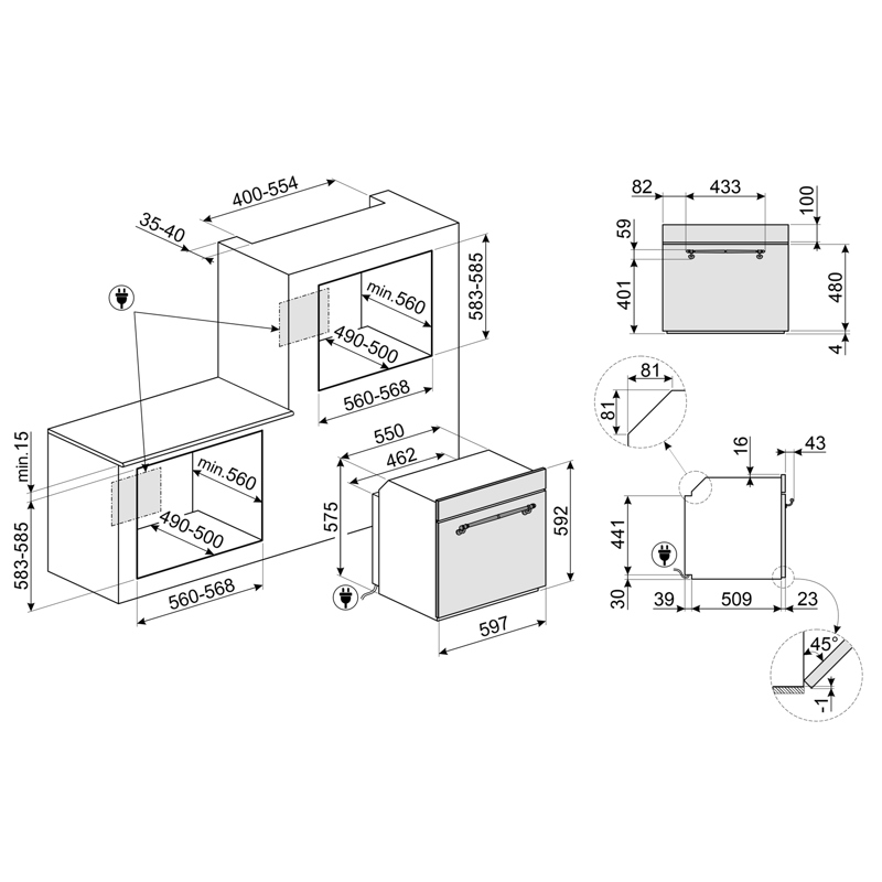 SMEG SF67C1AO