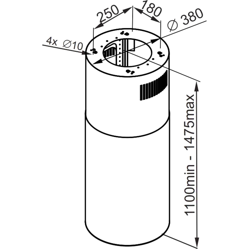Maunfeld LEE PUSH 39 WHITE