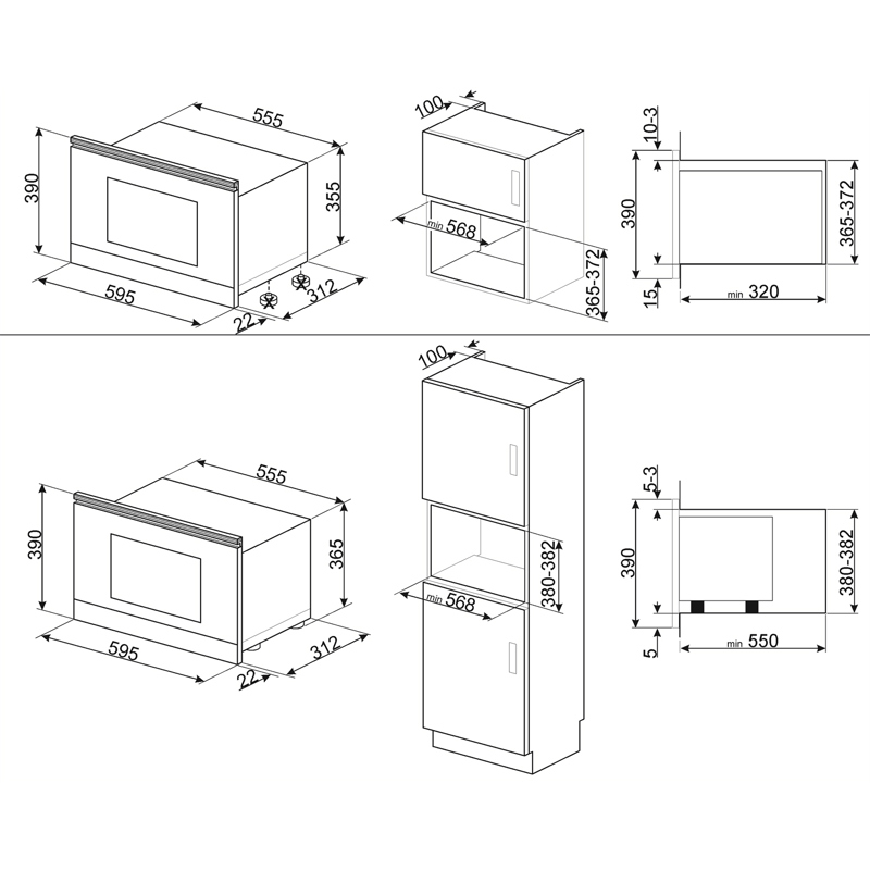 SMEG MP822NAO