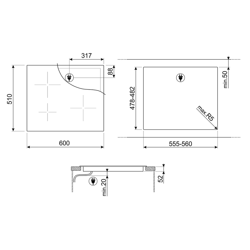 SMEG SI2641DP
