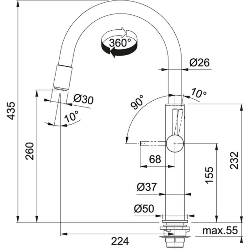 Franke 115.0545.135