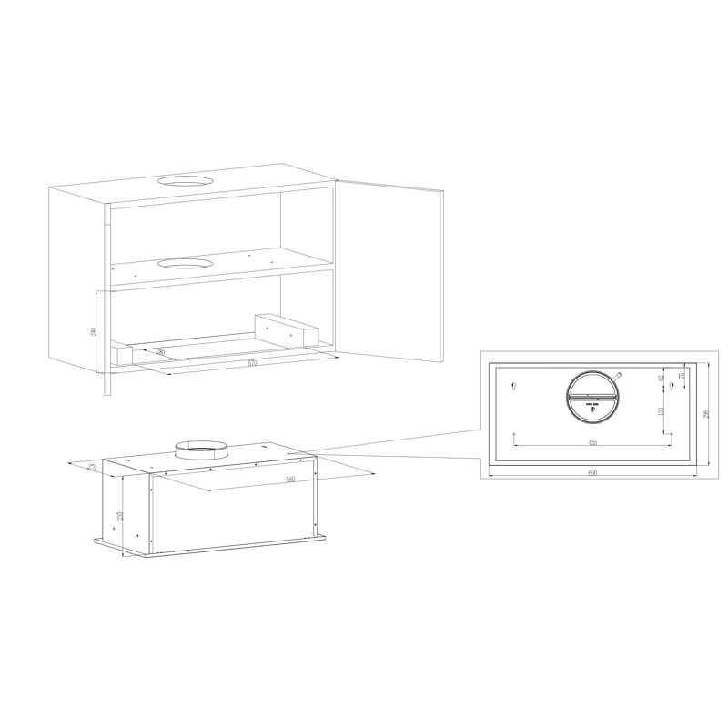 Kuppersberg INPUSH 60 B
