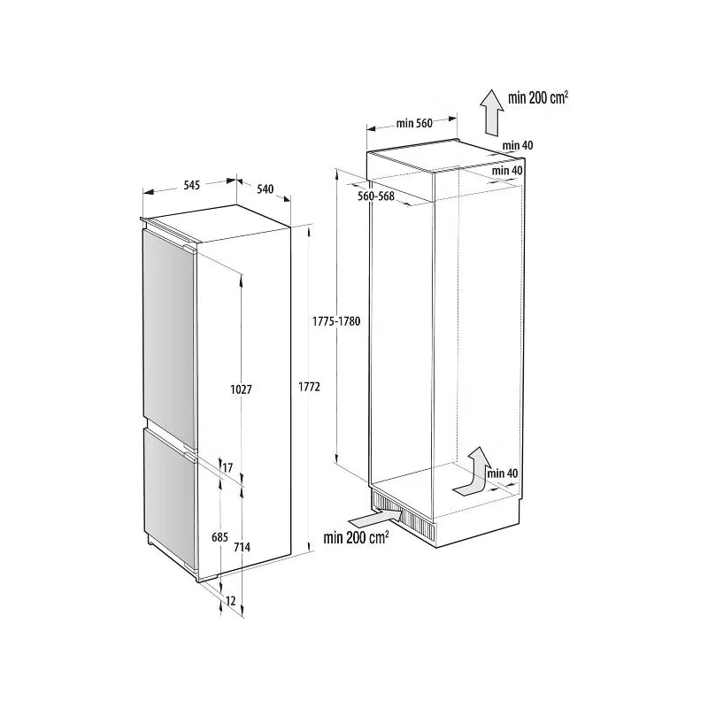 Gorenje NRKI517E82WF