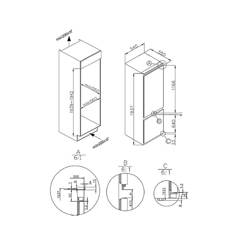 Maunfeld MBF193NFWGR Inverter
