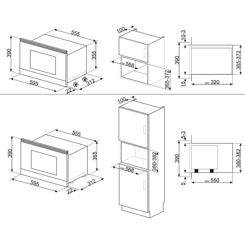 SMEG MP822NPO