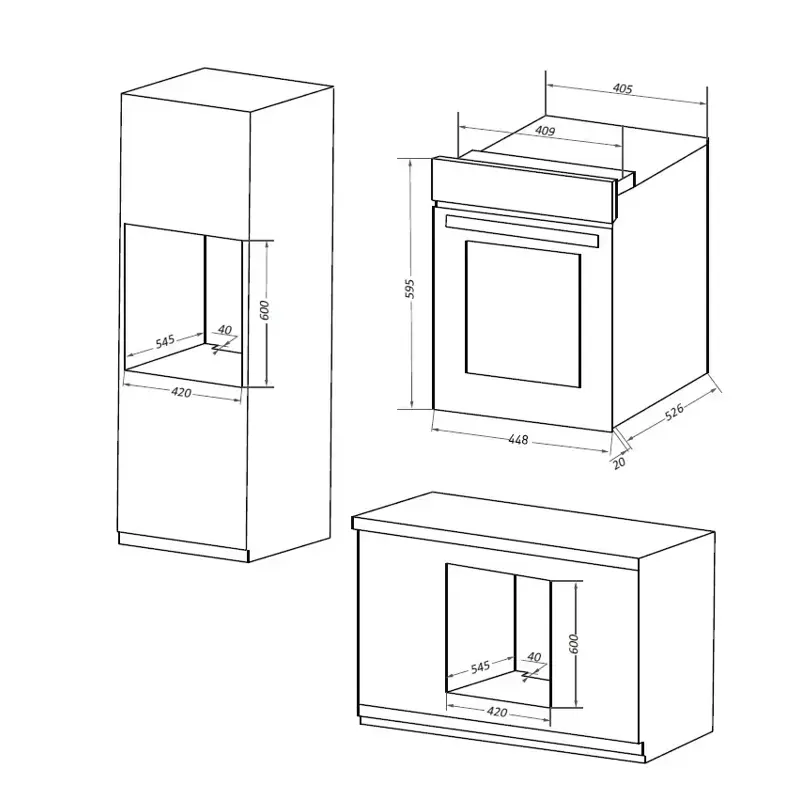 Maunfeld EOEM516W