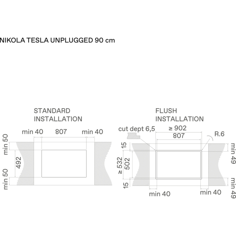 Elica NIKOLATESLA UNPLUGGED EVO IX/A/90-PRF0196326