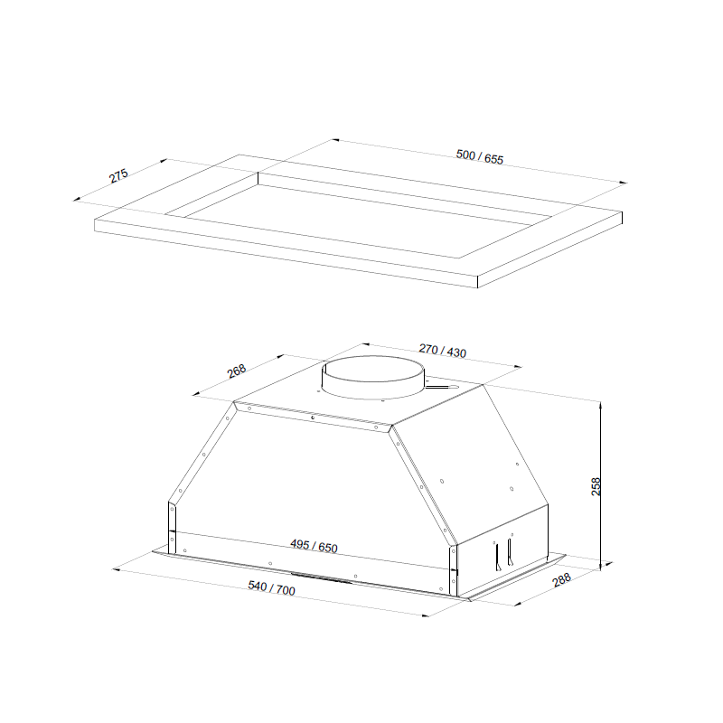 Kuppersberg INTRO 60 WHITE