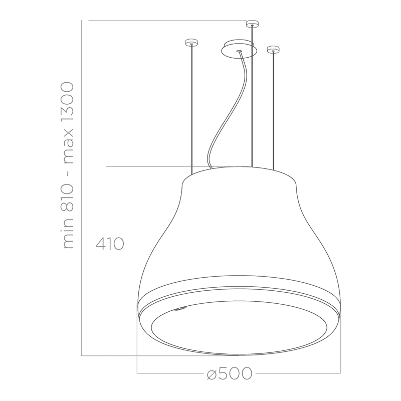 Elica SHINING CAST IRON/F/50-PRF0120590A