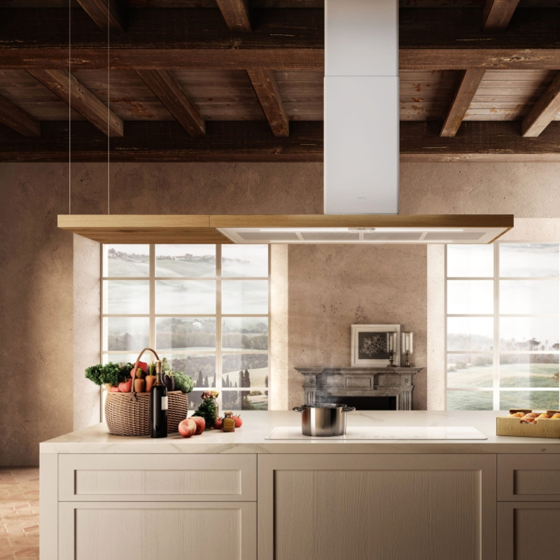 Elica BIO ISLAND WH/A/120X53 ROVERE-PRF0148081A