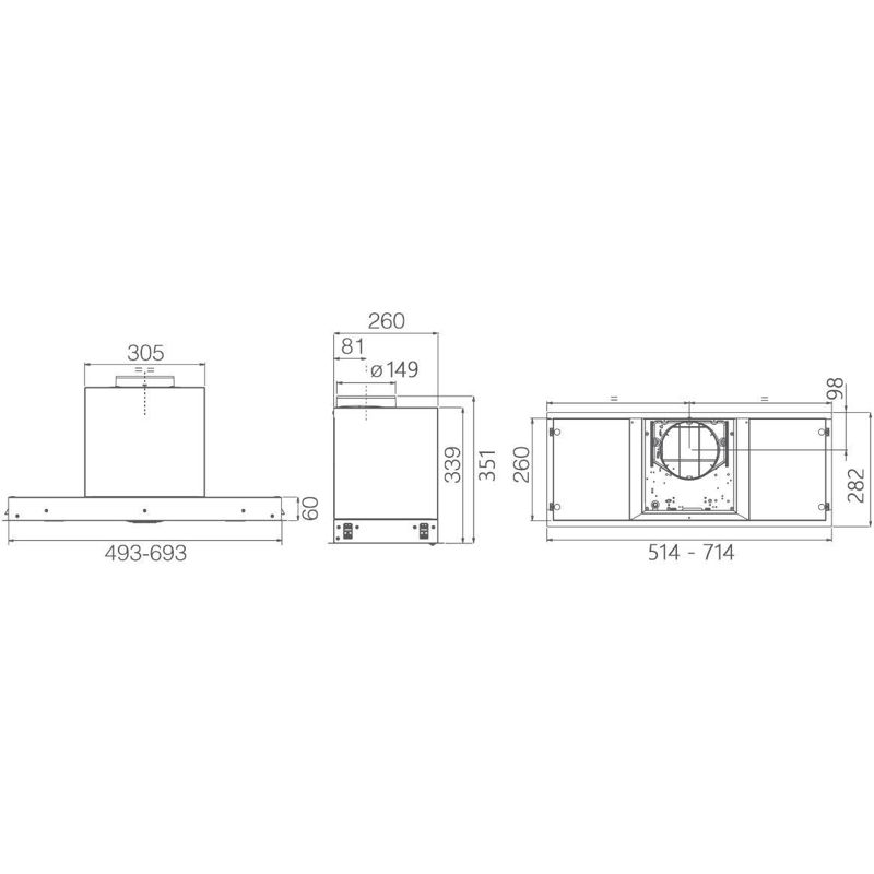 Elica HIDDEN ADV PLUS @ IX/A/52-PRF0180299A