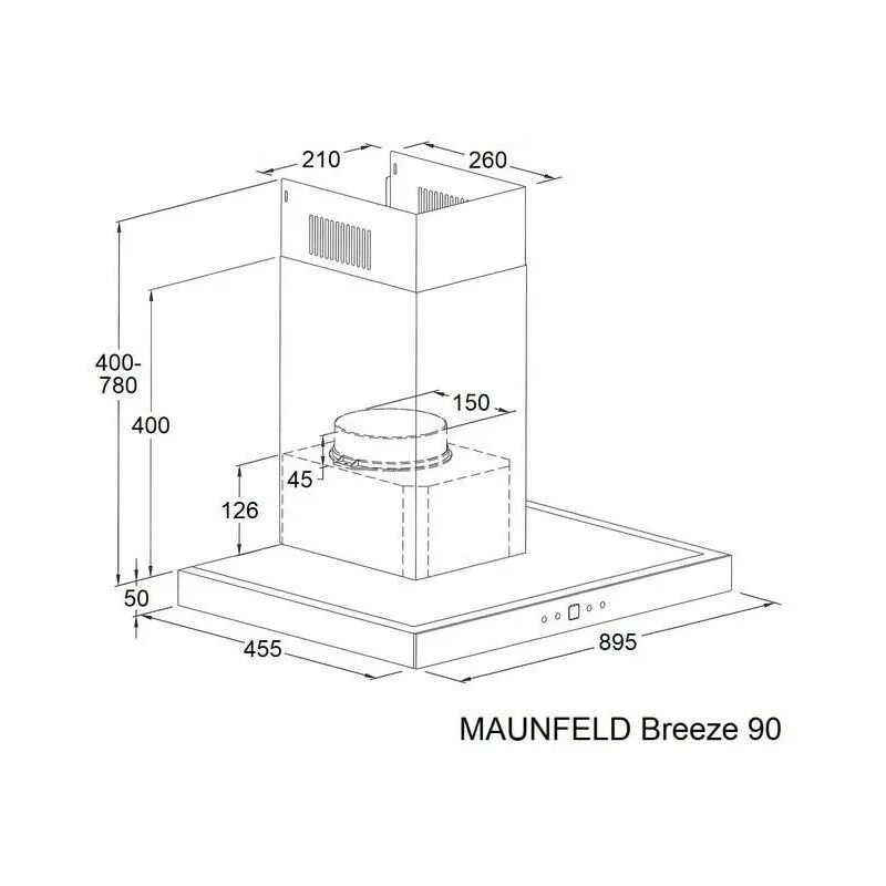 Maunfeld Breeze 90 Inox