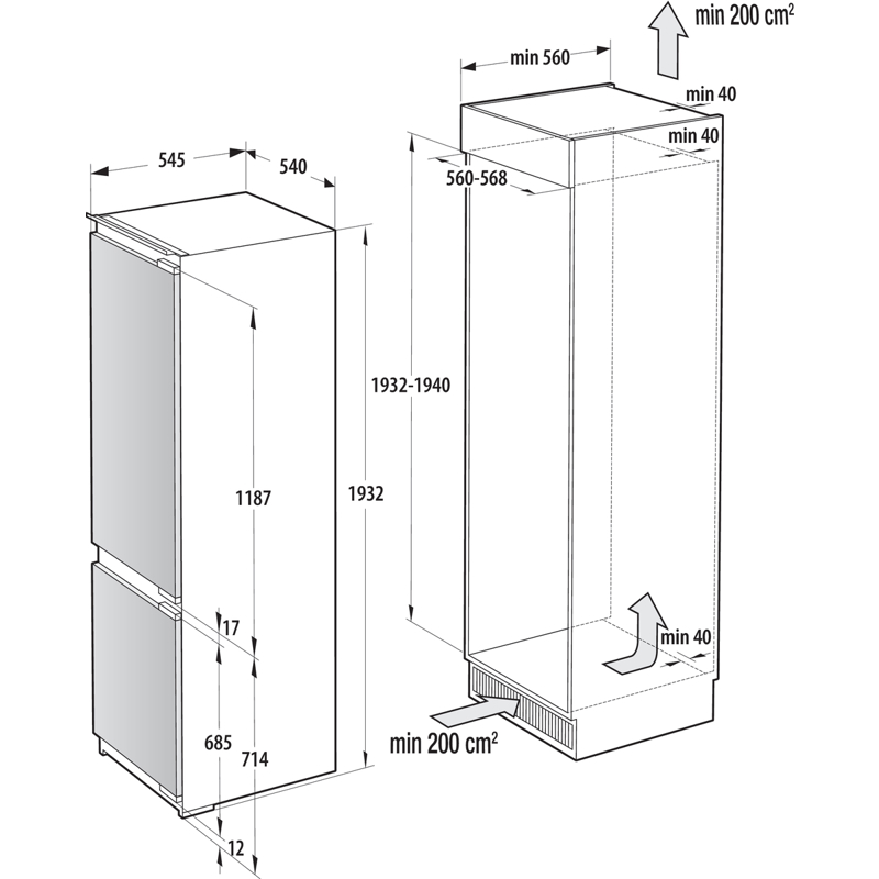 Gorenje NRKI519E82WF