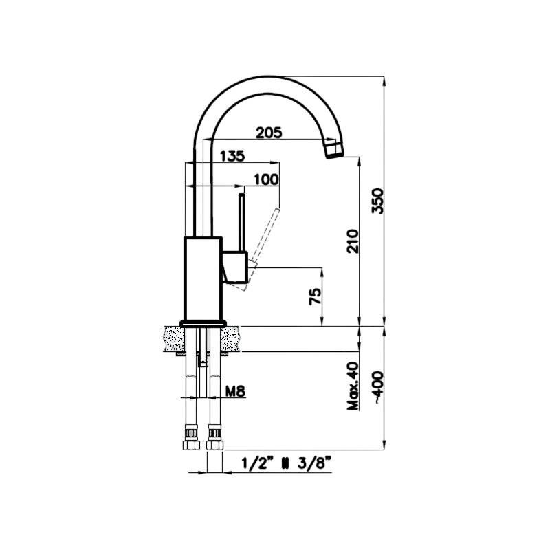 Rivelato 9021200 cromo
