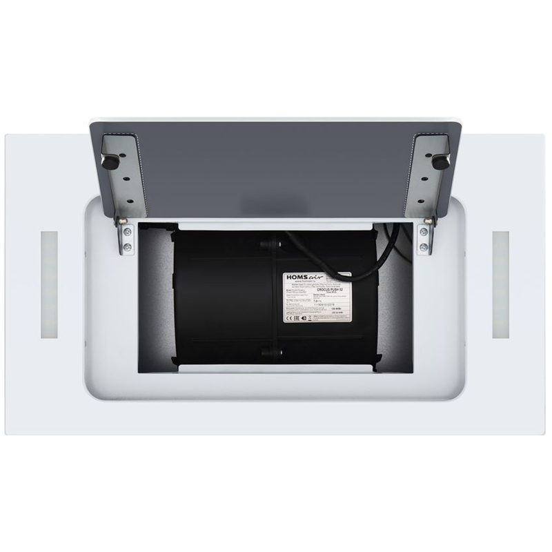 HOMSAir CROCUS PUSH 52 Glass White