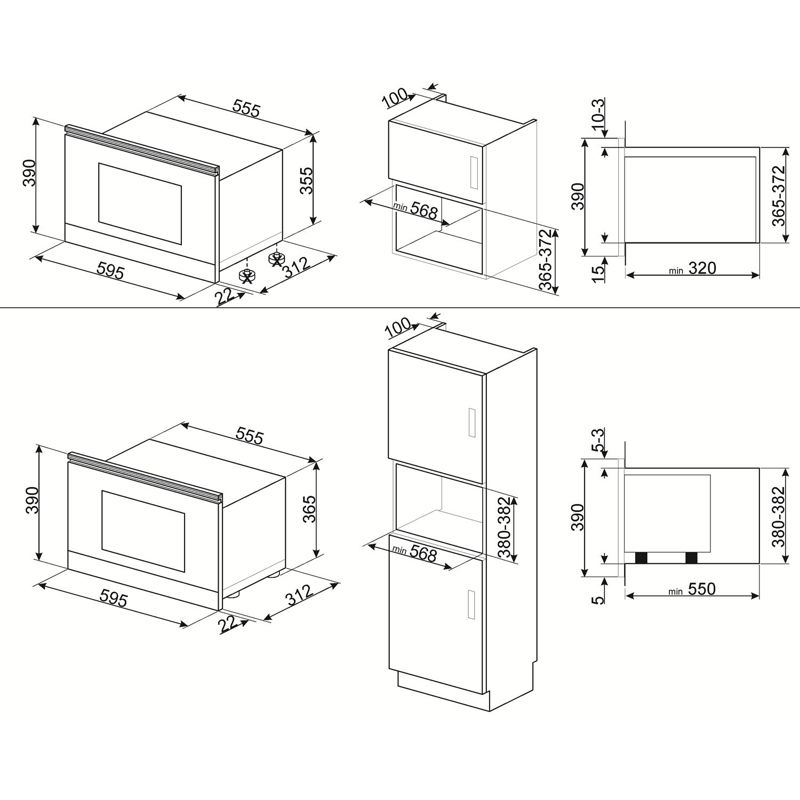 SMEG MP722AO