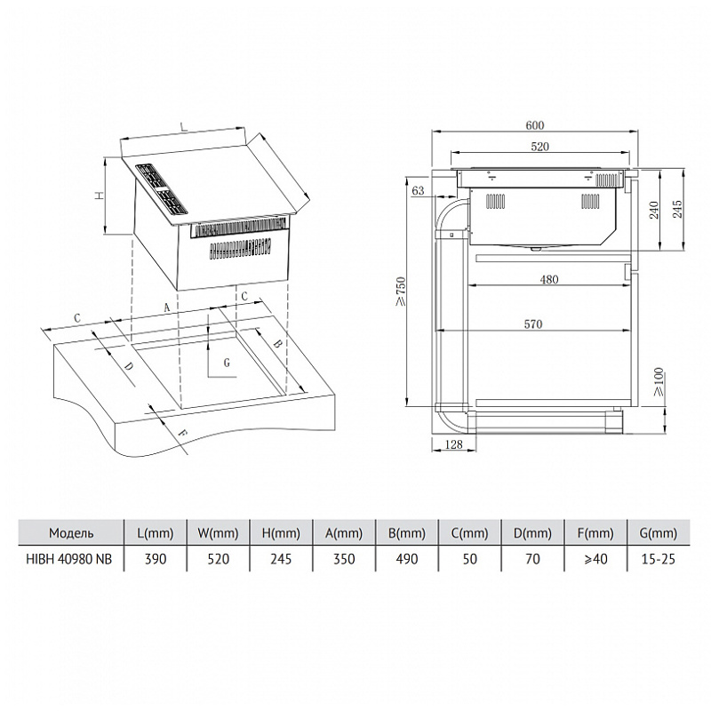Korting HIBH 40980 NB