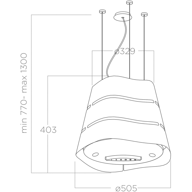Elica WAVE UX BL MAT/F/51-PRF0171193