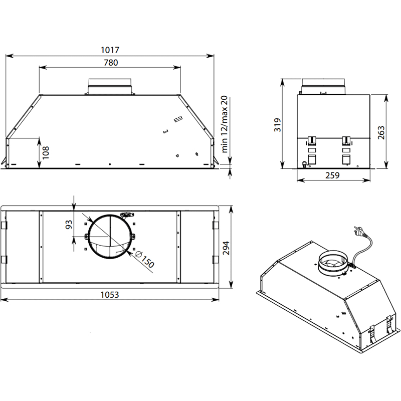 FALMEC CGIW05.E26P2#EUN490F