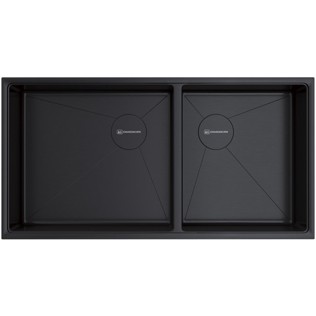 Omoikiri 85-2-LB-U/IF-GB Side