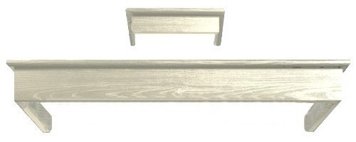Деревянная рамка для вытяжки KCL900PO (бук окрашенный, кремовый) 